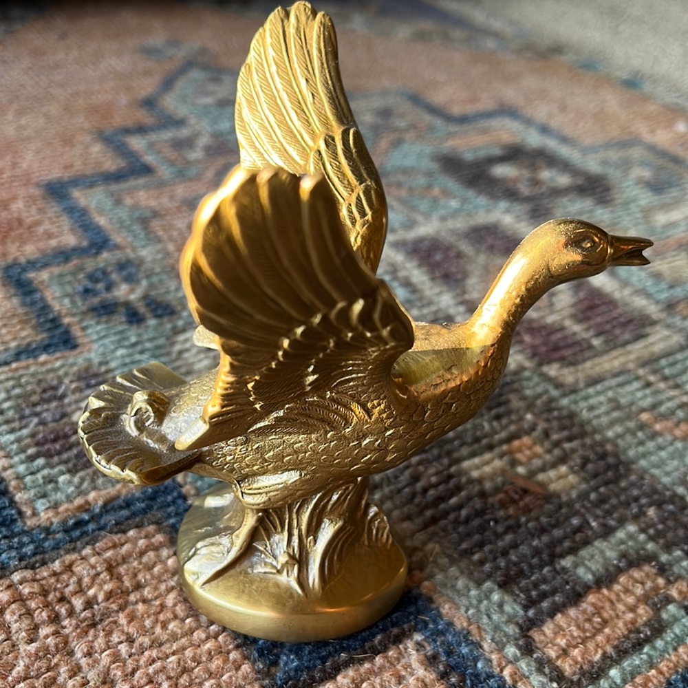 Solid Brass Duck